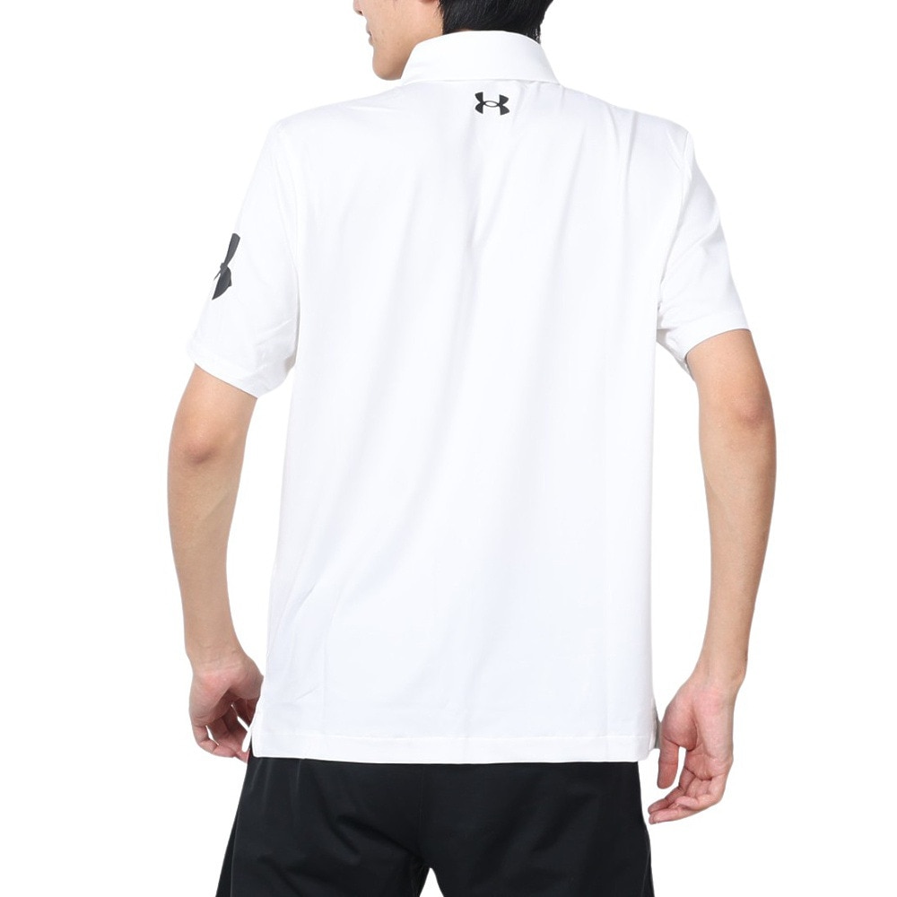 アンダーアーマー（UNDER ARMOUR）（メンズ）ゴルフウェア 半袖 ストレッチ 吸汗 速乾 抗菌 防臭 プレーオフ ポロ3.0 1378619 100