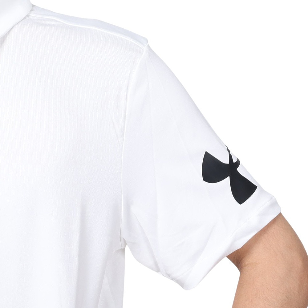 アンダーアーマー（UNDER ARMOUR）（メンズ）ゴルフウェア 半袖 ストレッチ 吸汗 速乾 抗菌 防臭 プレーオフ ポロ3.0 1378619 100
