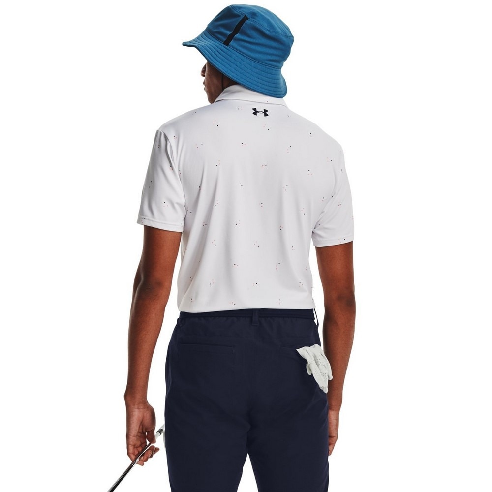 アンダーアーマー（UNDER ARMOUR）（メンズ）ゴルフウェア 吸汗 速乾 プレーオフ 半袖ポロシャツ3.0 プリント 1378677 101