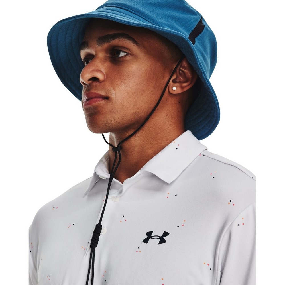 アンダーアーマー（UNDER ARMOUR）（メンズ）ゴルフウェア 吸汗 速乾 プレーオフ 半袖ポロシャツ3.0 プリント 1378677 101