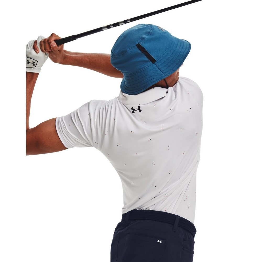 アンダーアーマー（UNDER ARMOUR）（メンズ）ゴルフウェア 吸汗 速乾 プレーオフ 半袖ポロシャツ3.0 プリント 1378677 101