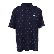 アンダーアーマー（UNDER ARMOUR）（メンズ）ゴルフウェア 吸汗 速乾 プレーオフ 半袖ポロシャツ3.0 プリント 1378677 412