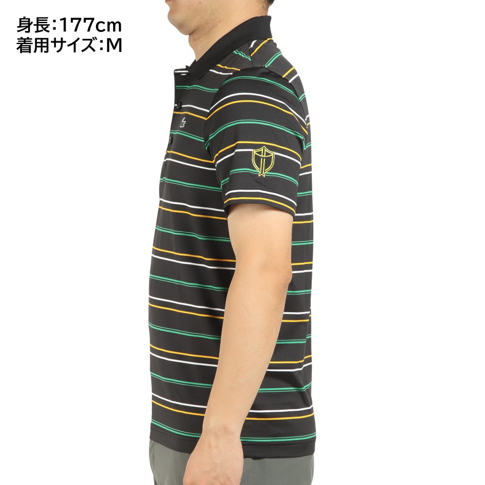 ラコステ（LACOSTE）（メンズ）ゴルフウェア プレジデンツカップインターナショナルチーム ボーダーポロシャツ DH8192L-QPD