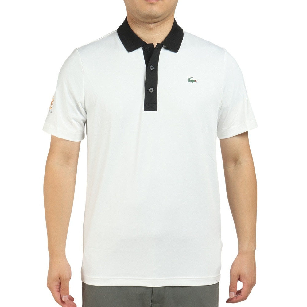 ラコステ（LACOSTE）（メンズ）ゴルフウェア プレジデンツカップインターナショナルチーム プレーンポロシャツ DH8193L-AU8