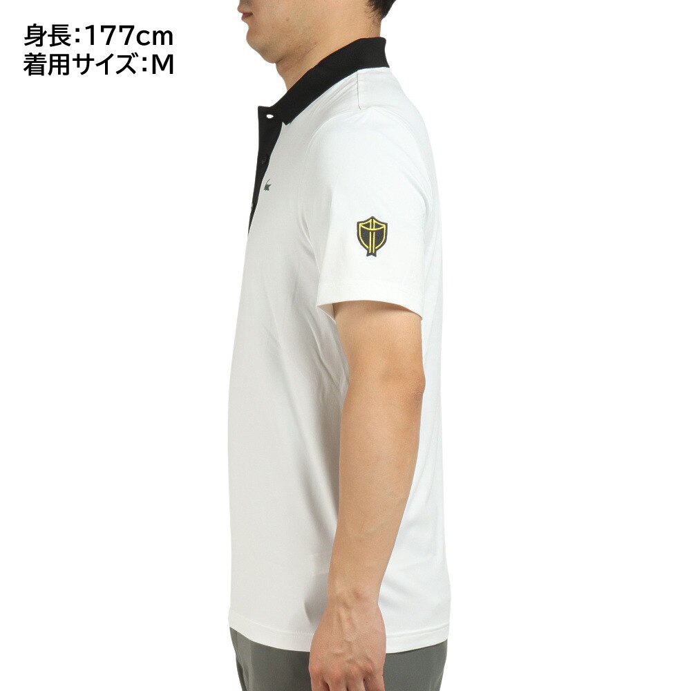 ラコステ（LACOSTE）（メンズ）ゴルフウェア プレジデンツカップインターナショナルチーム プレーンポロシャツ DH8193L-AU8