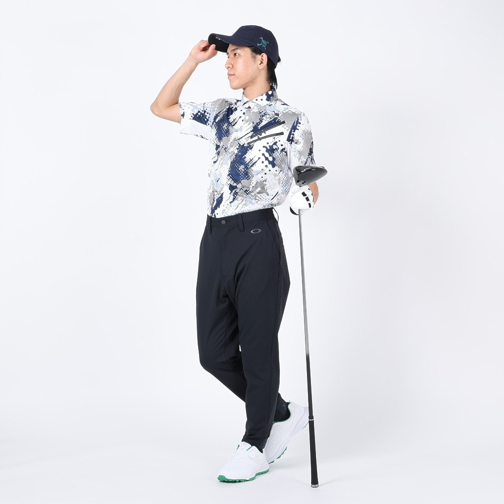 オークリー（OAKLEY）（メンズ）ゴルフウェア 吸汗 速乾 NOISY TONE 半袖シャツ FOA405133-01F