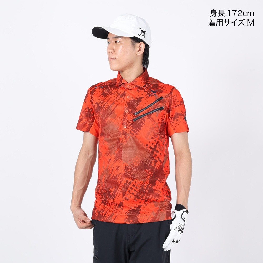 オークリー（OAKLEY）（メンズ）ゴルフウェア 吸汗 速乾 NOISY TONE 半袖シャツ FOA405133-40T