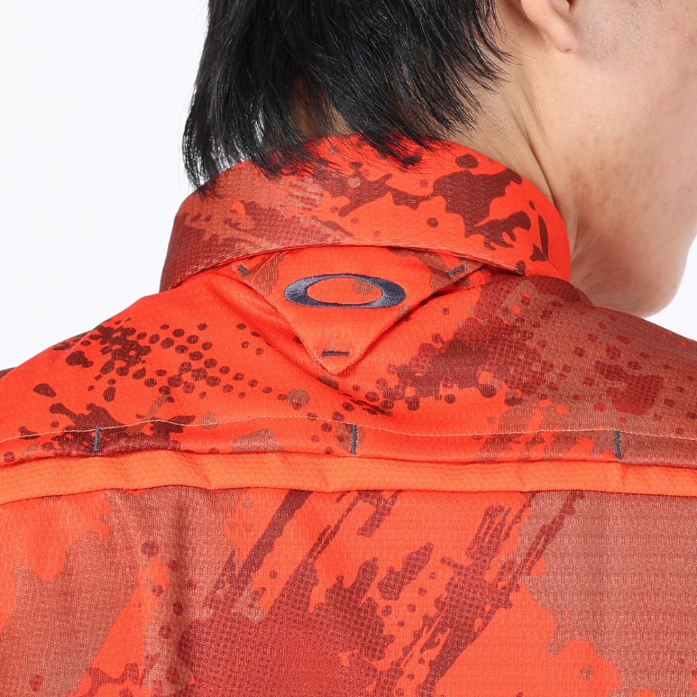 オークリー（OAKLEY）（メンズ）ゴルフウェア 吸汗 速乾 NOISY TONE 半袖シャツ FOA405133-40T