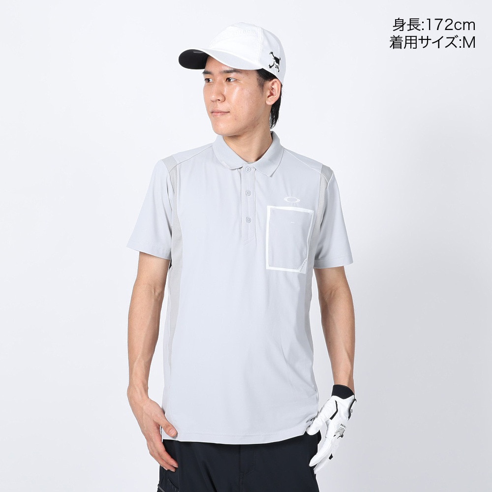 オークリー（OAKLEY）（メンズ）ゴルフウェア 吸汗 速乾 接触冷感 Tech Cold 半袖 ポロシャツ FOA405167-22P