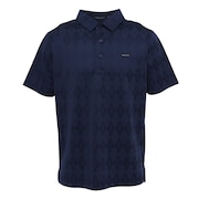 エピキュール（epicure）（メンズ）ゴルフウェア 吸汗 速乾 アーガイルジャガード 半袖ポロシャツ 151-28541-098
