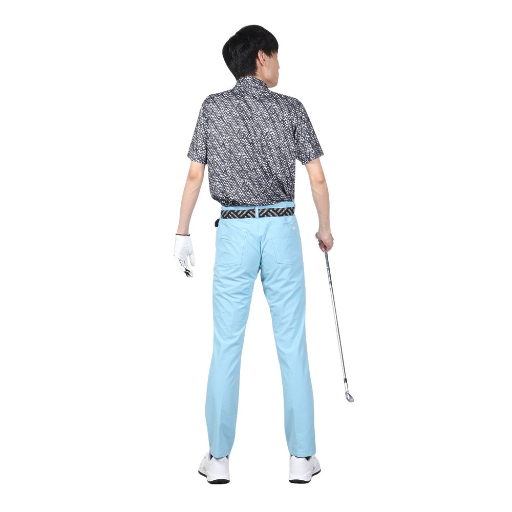 エピキュール（epicure）（メンズ）ゴルフウェア 吸汗 速乾 クール TECK ホリゾンタル 半袖ポロシャツ 151-28543-019