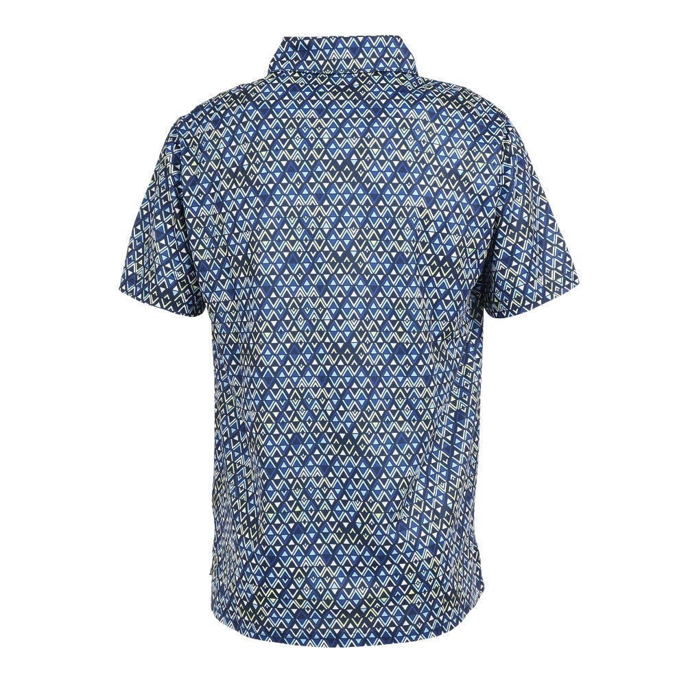 エピキュール（epicure）（メンズ）ゴルフウェア 吸汗 速乾 クール TECK ホリゾンタル 半袖ポロシャツ 151-28543-098