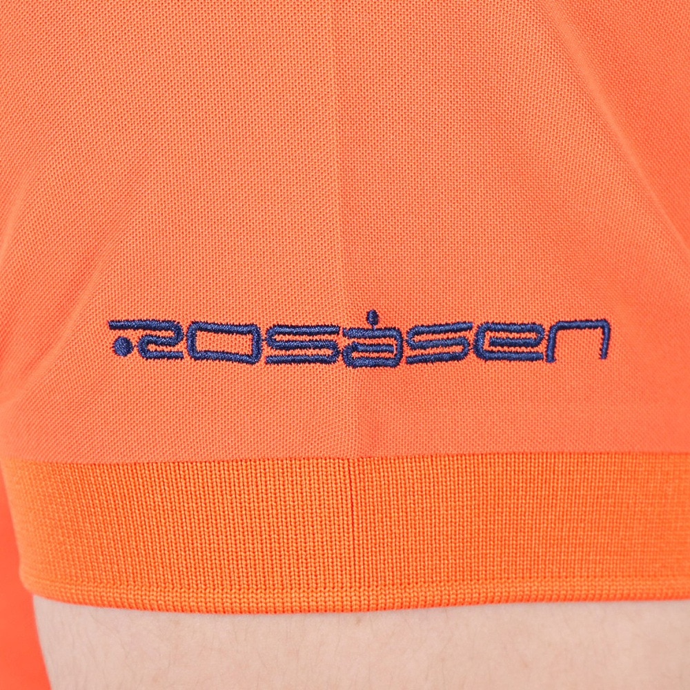 ROSASEN（メンズ）ゴルフウェア 吸水 速乾 エコハイゲージ裏カノコ半袖ポロシャツ 044-28241-037