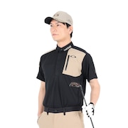 オークリー（OAKLEY）（メンズ）ゴルフウェア 吸汗 速乾 接触冷感 STALWART HYB 半袖ポロシャツ FOA405350-02E