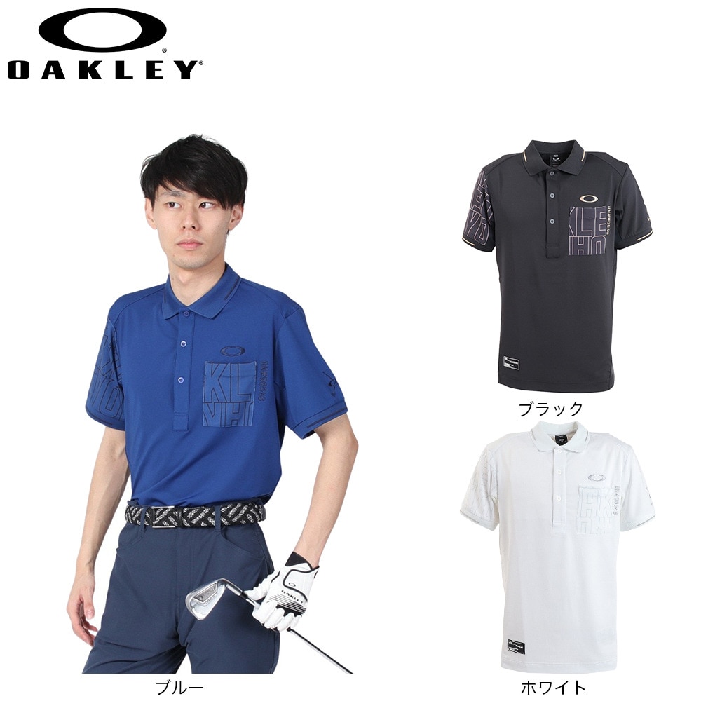 オークリー（OAKLEY）（メンズ）ゴルフウェア 吸汗 速乾 接触冷感 STALWART GRAPHIC 半袖ポロシャツ FOA405352-6W6