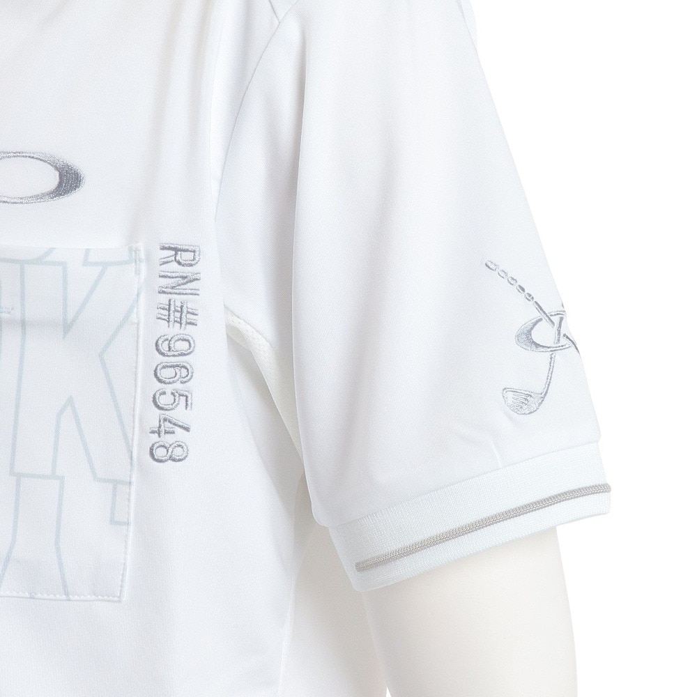 オークリー（OAKLEY）（メンズ）ゴルフウェア 吸汗 速乾 接触冷感 STALWART GRAPHIC 半袖ポロシャツ FOA405352-100