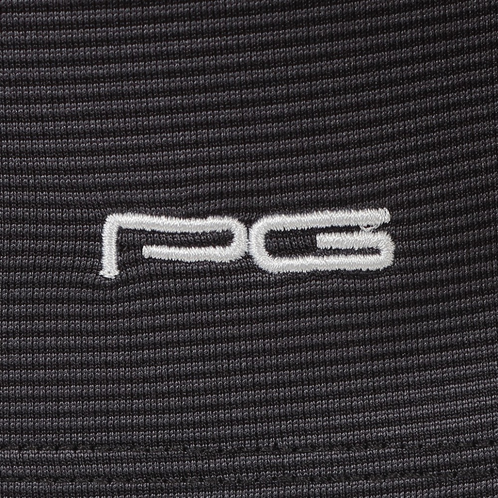 パフォーマンスギア（PG）（メンズ）ゴルフウェア 吸汗 速乾 接触冷感 半袖 切替ポロシャツ 403PG3SEG0001 BLK