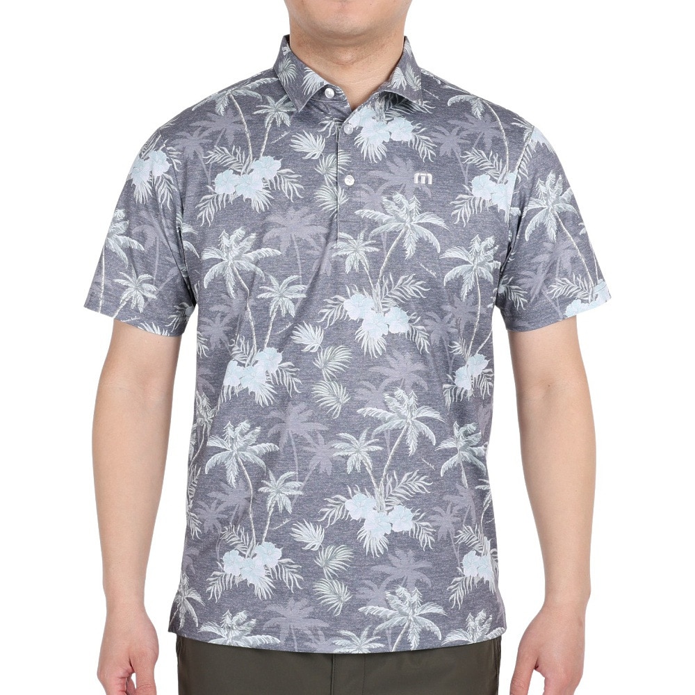 トラヴィスマシュー（Travis Mathew）（メンズ）ゴルフウェア PTN 半袖ポロシャツ 吸汗 速乾 ストレッチ AP TM ST 7AH013 M 0QSH 23SS B