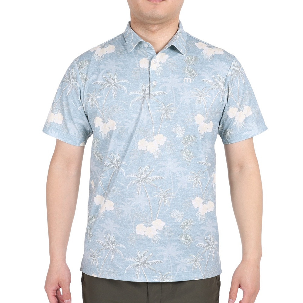 トラヴィスマシュー（Travis Mathew）（メンズ）ゴルフウェア PTN 半袖ポロシャツ 吸汗 速乾 ストレッチ AP TM ST 7AH013 M 3GRB 23SS B