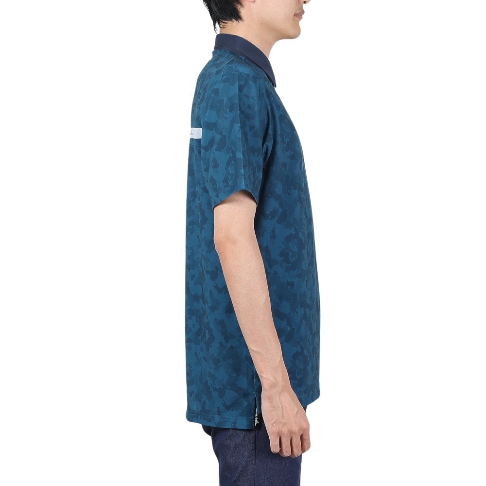 トラヴィスマシュー（Travis Mathew）（メンズ）ゴルフウェア HYBRID 半袖ポロシャツ 吸汗速乾 ストレッチ AP TM ST 7AH026 M 4NAV 23SS B