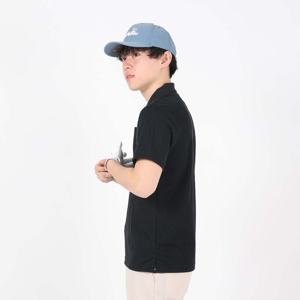 トラヴィスマシュー（Travis Mathew）（メンズ）ゴルフウェア CHEST PRINT ポロ AP TM ST 7AH030 M 0BLK 23SS B