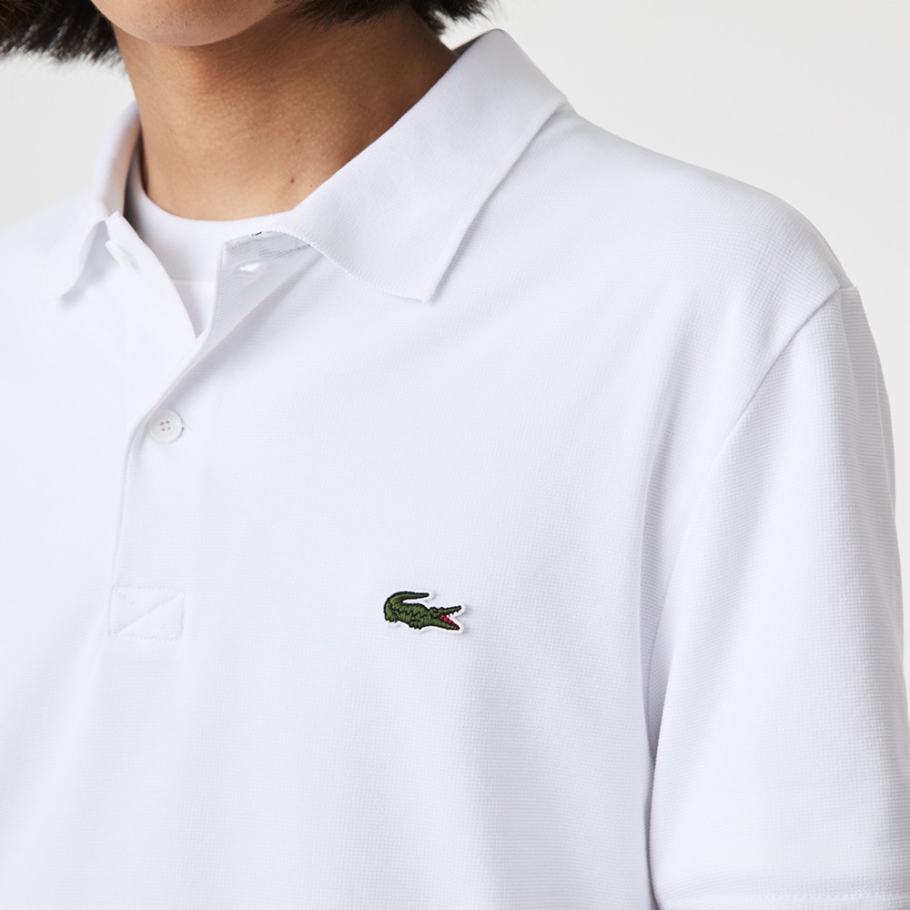 ラコステ（LACOSTE）（メンズ）ゴルフウェア 半袖ポロシャツ DH0783-10-001