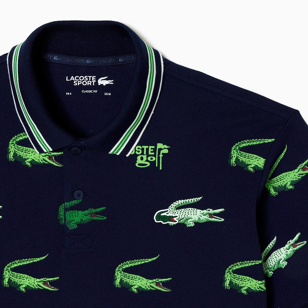 LACOSTE ラコステ ゴルフウェア レディースM ポロシャツ ブラック