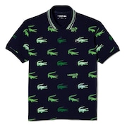 ラコステ（LACOSTE）（メンズ）ゴルフウェア ウルトラドライ総柄ポロシャツ DH5181-10-XIF