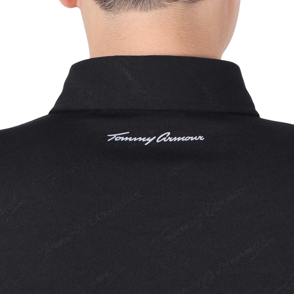 トミーアーマー（Tommy Armour）（メンズ）ゴルフウェア 吸汗 速乾 半袖ポロシャツ TANB23S030005 BLK