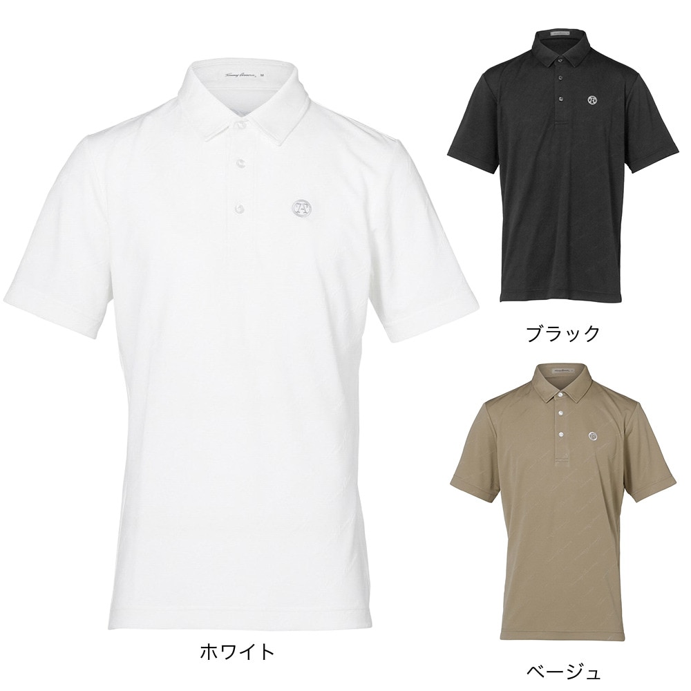 トミーアーマー（Tommy Armour）（メンズ）ゴルフウェア 吸汗 速乾 半袖ポロシャツ TANB23S030005 BGE