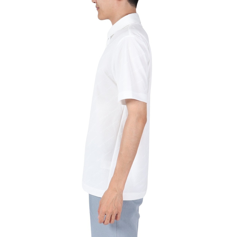 トミーアーマー（Tommy Armour）（メンズ）ゴルフウェア 吸汗 速乾 半袖ポロシャツ TANB23S030005 WHT