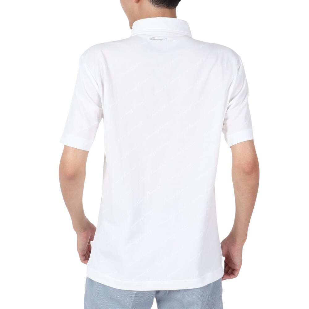 トミーアーマー（Tommy Armour）（メンズ）ゴルフウェア 吸汗 速乾 半袖ポロシャツ TANB23S030005 WHT
