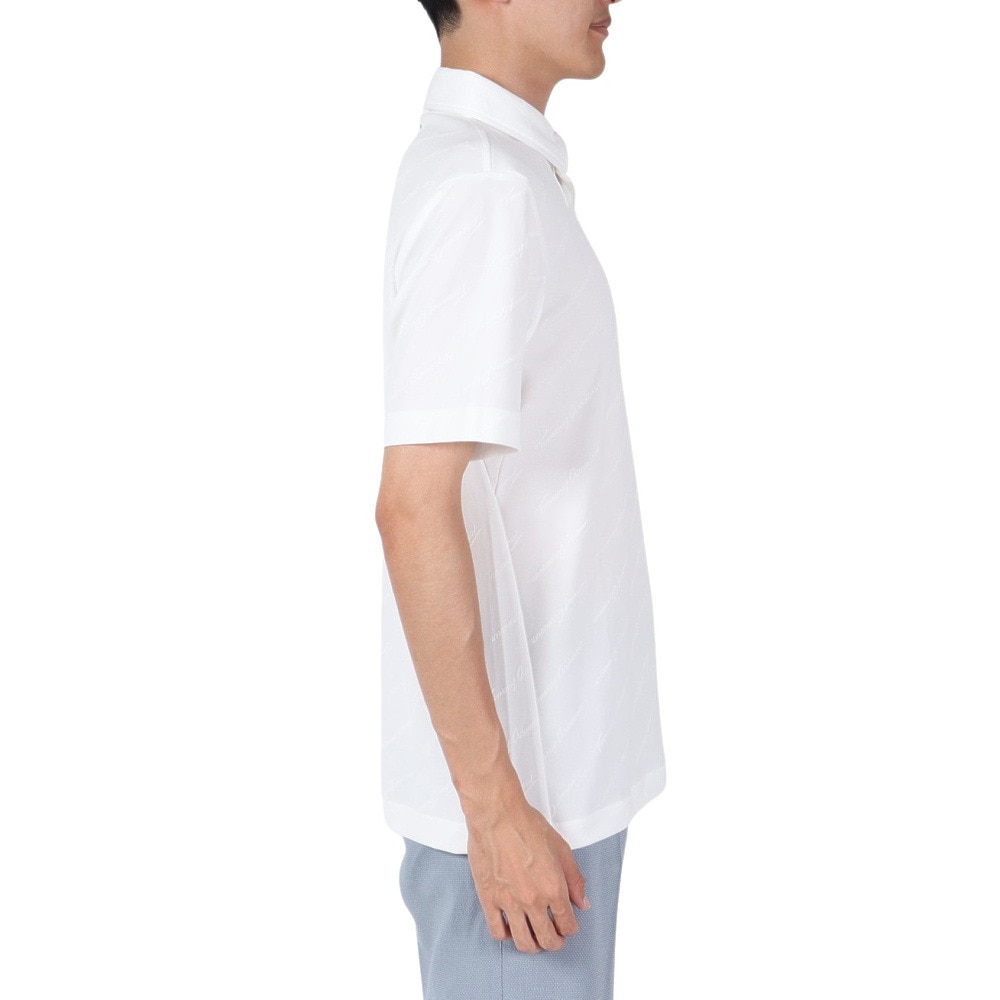 トミーアーマー（Tommy Armour）（メンズ）ゴルフウェア 吸汗 速乾 半袖ポロシャツ TANB23S030005 WHT