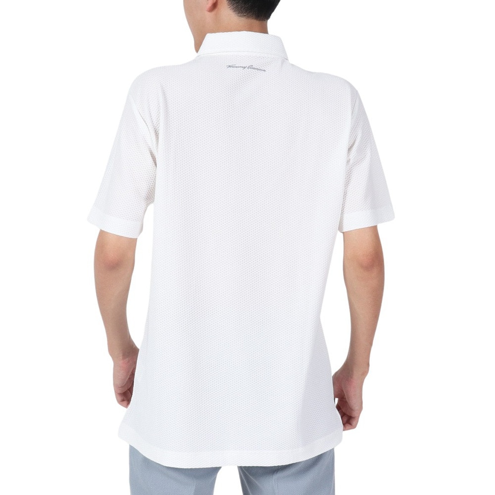 トミーアーマー（Tommy Armour）（メンズ）ゴルフウェア 吸水 速乾 半袖ポロシャツ TANKH23S030018 WHT