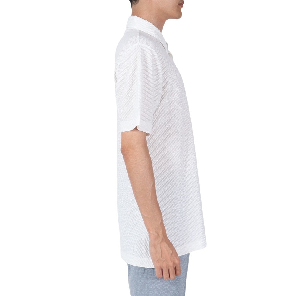 トミーアーマー（Tommy Armour）（メンズ）ゴルフウェア 吸水 速乾 半袖ポロシャツ TANKH23S030018 WHT