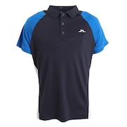 J.LINDEBERG（メンズ）ゴルフウェア カラーブロック半袖シャツ 071-28459-096