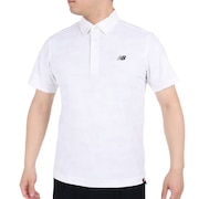 ニューバランス（new balance）（メンズ）ゴルフウェア ロゴカモフラージュ 半袖 カラーシャツ 012-3168005-030