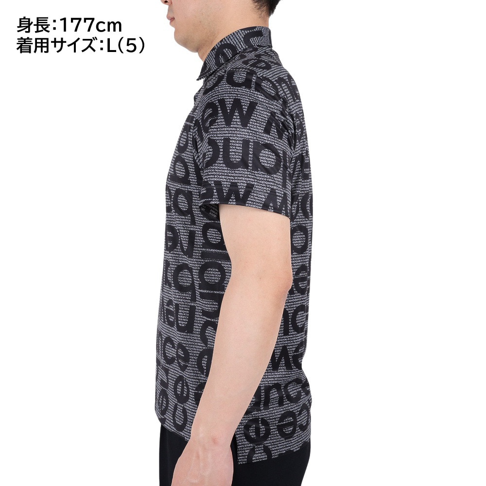 ニューバランス（new balance）（メンズ）ゴルフウェア 半袖 カラーシャツ 012-3168009-010