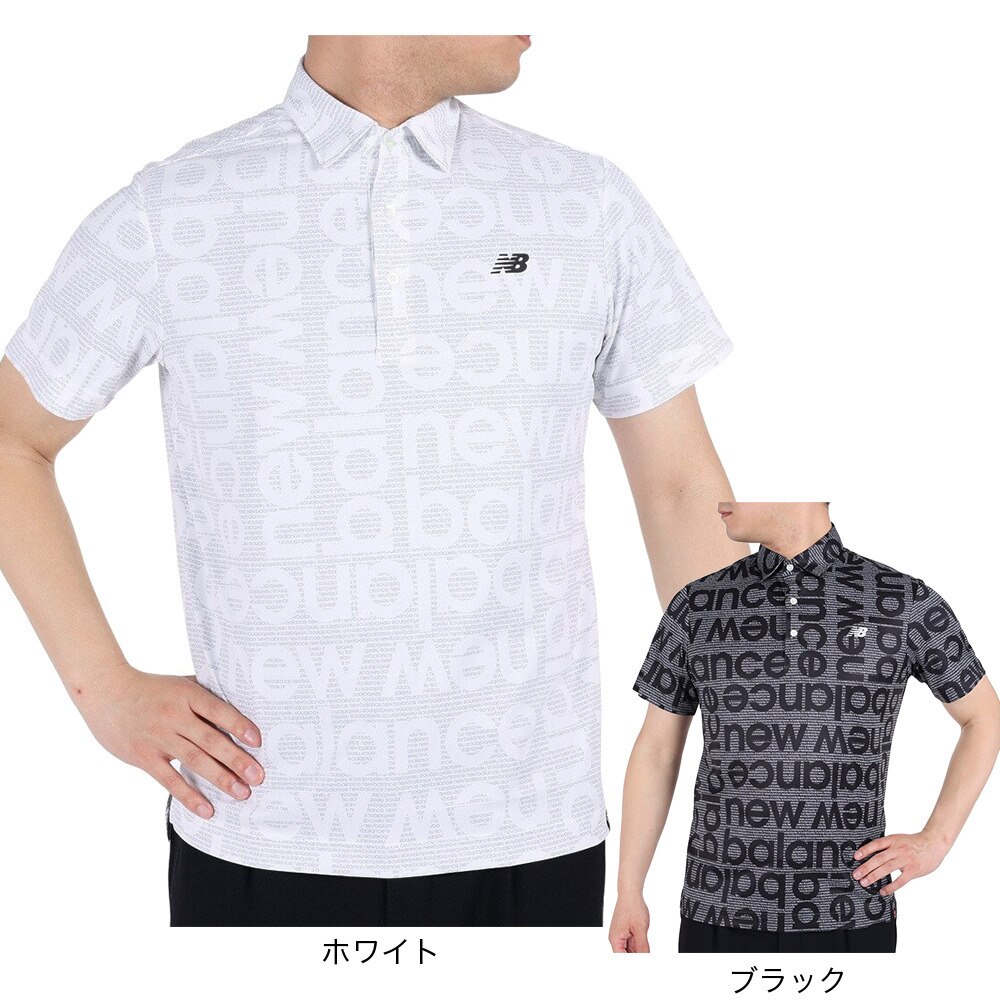 ニューバランス（new balance）（メンズ）ゴルフウェア 半袖 カラーシャツ 012-3168009-030