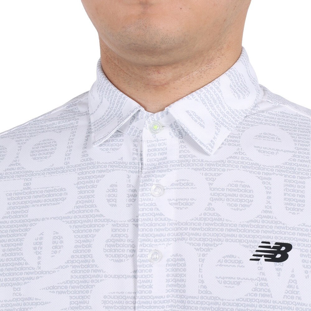 ニューバランス（new balance）（メンズ）ゴルフウェア 半袖 カラーシャツ 012-3168009-030