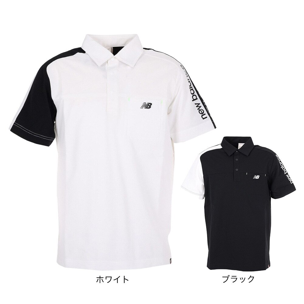 ニューバランス（new balance）（メンズ）ゴルフウェア ストレッチ 半袖ポロシャツ 012-3168012-030