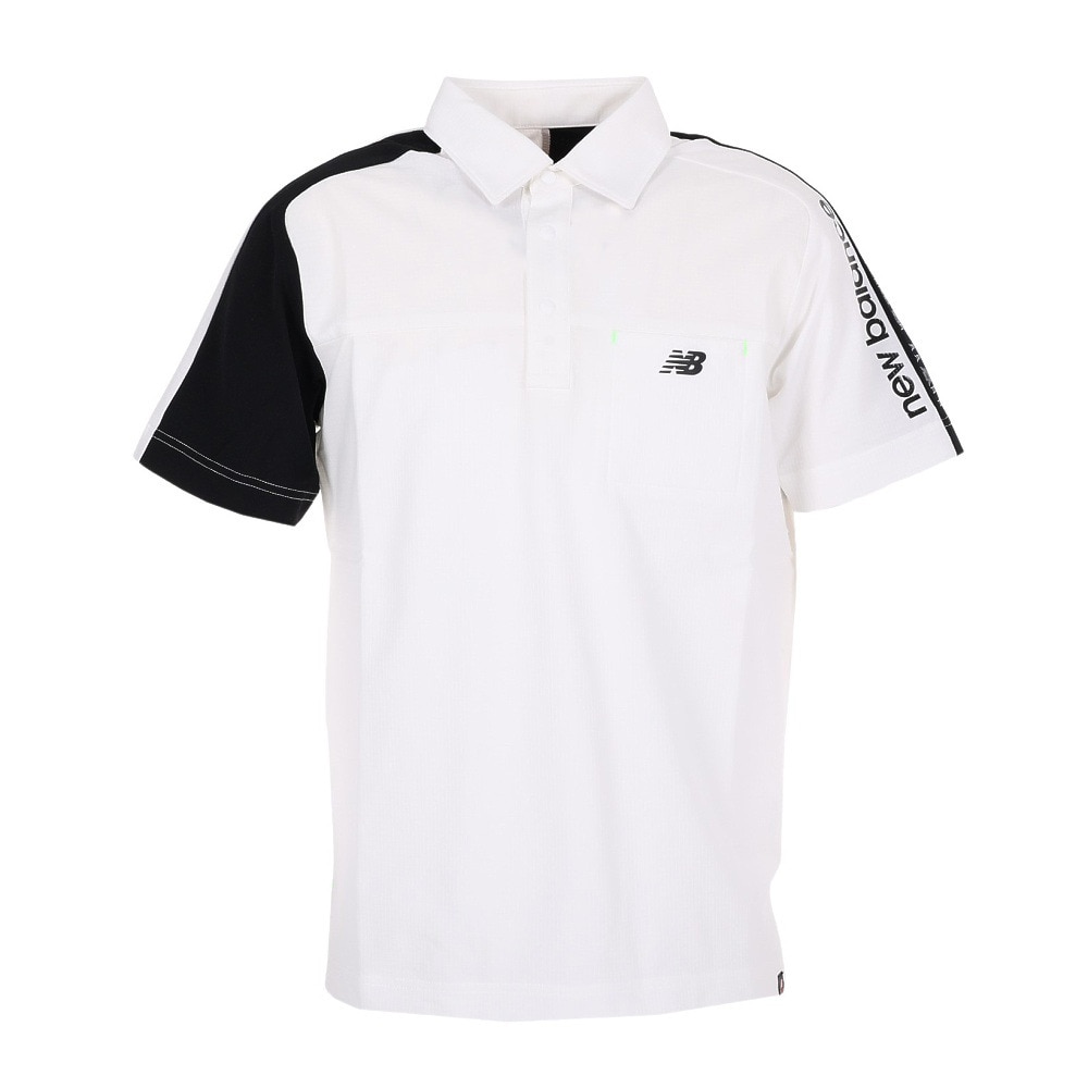 ニューバランス（new balance）（メンズ）ゴルフウェア ストレッチ 半袖ポロシャツ 012-3168012-030  ゴルフ用品はヴィクトリアゴルフ