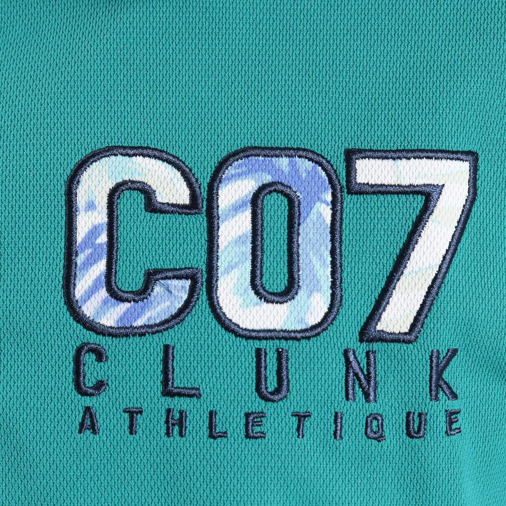 クランク（CLUNK）（メンズ）ゴルフウェア 接触冷感 吸汗 速乾 半袖ポロシャツ CL5PTG17 DGRN