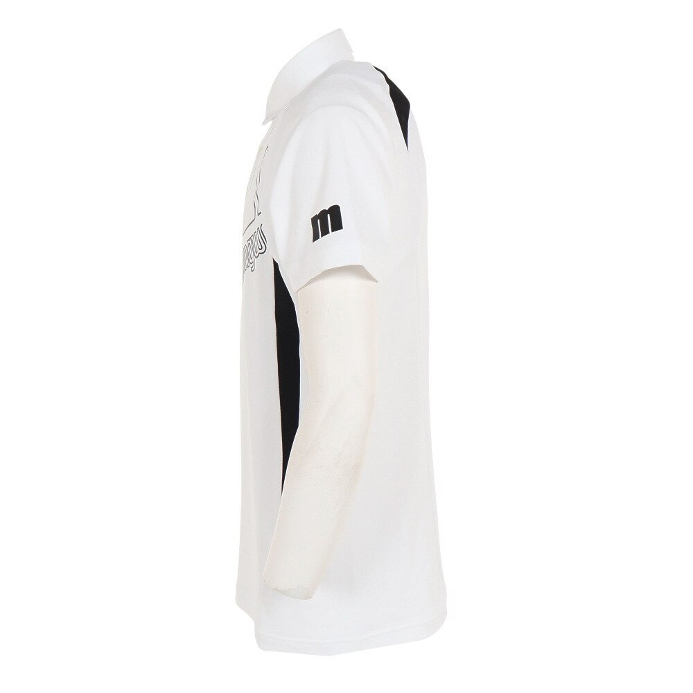 マンシングウエア（MUNSING WEAR）（メンズ）ゴルフウェア MOTION 3D RENU 鹿の子テーラーカラーシャツ MEMVJA04 WH00
