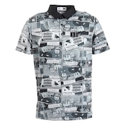 マンシングウエア（MUNSING WEAR）（メンズ）ゴルフウェア Mボーイコミック半袖ポロシャツ MEMVJA05 BK00