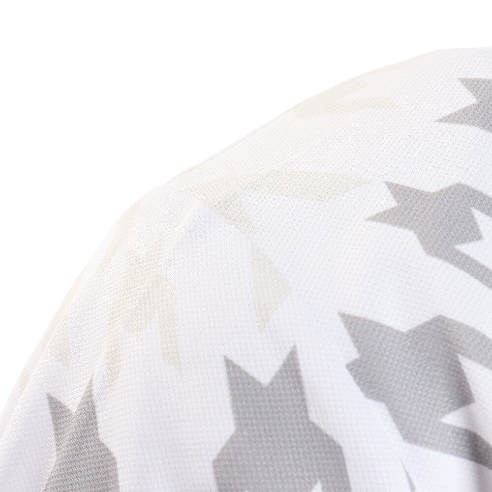 マンシングウエア（MUNSING WEAR）（メンズ）ゴルフウェア グラデーション総柄 半袖ポロシャツ MGMVJA01CH WH00