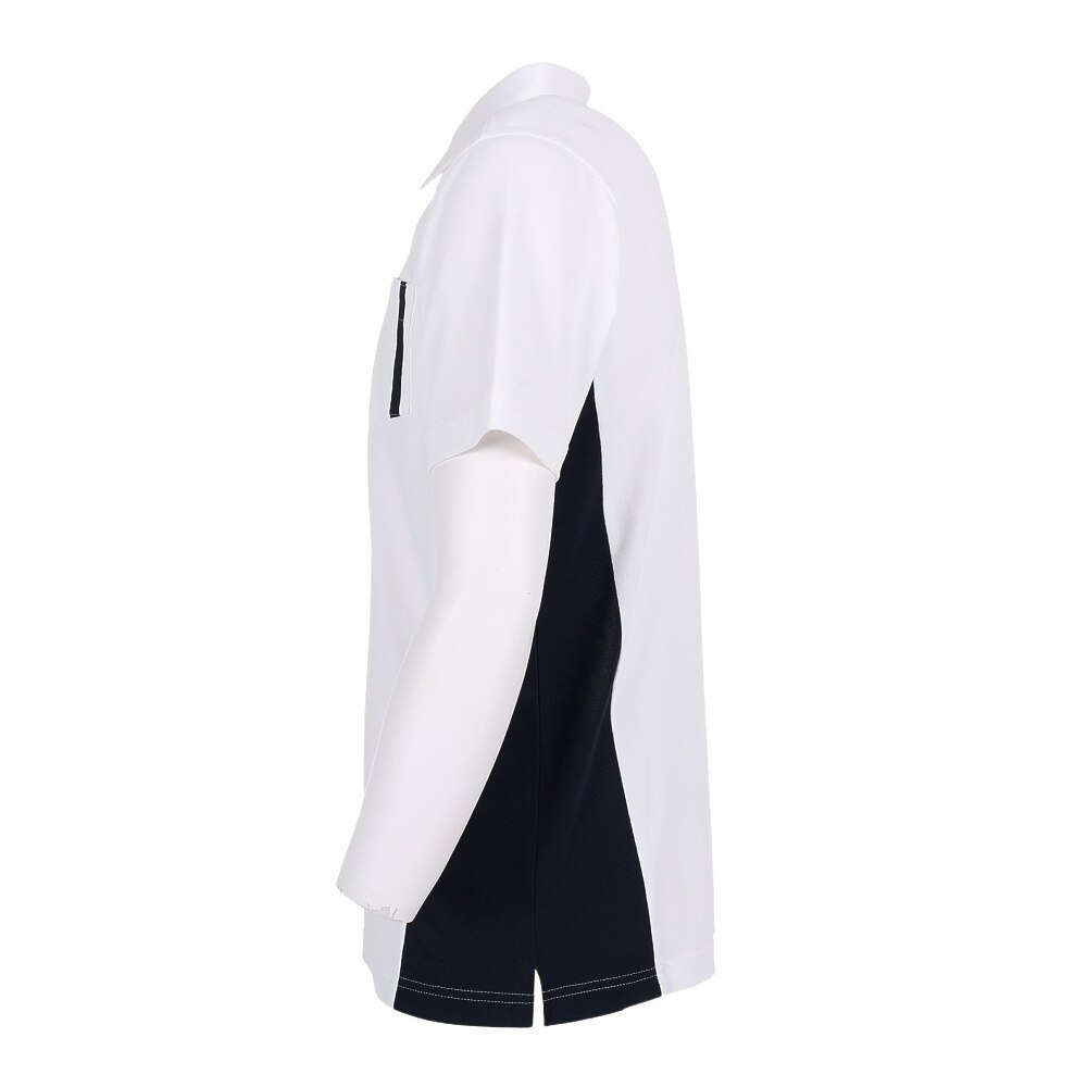 マンシングウエア（MUNSING WEAR）（メンズ）ゴルフウェア SUNSCREENピケテーラーカラーシャツ MGMVJA03CH WH00