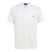 マンシングウエア（MUNSING WEAR）（メンズ）ゴルフウェア 吸汗 速乾 ストレッチ 遮熱 SUNSCREEN&MOTION 3D半袖シャツ MGMVJA06 WH00