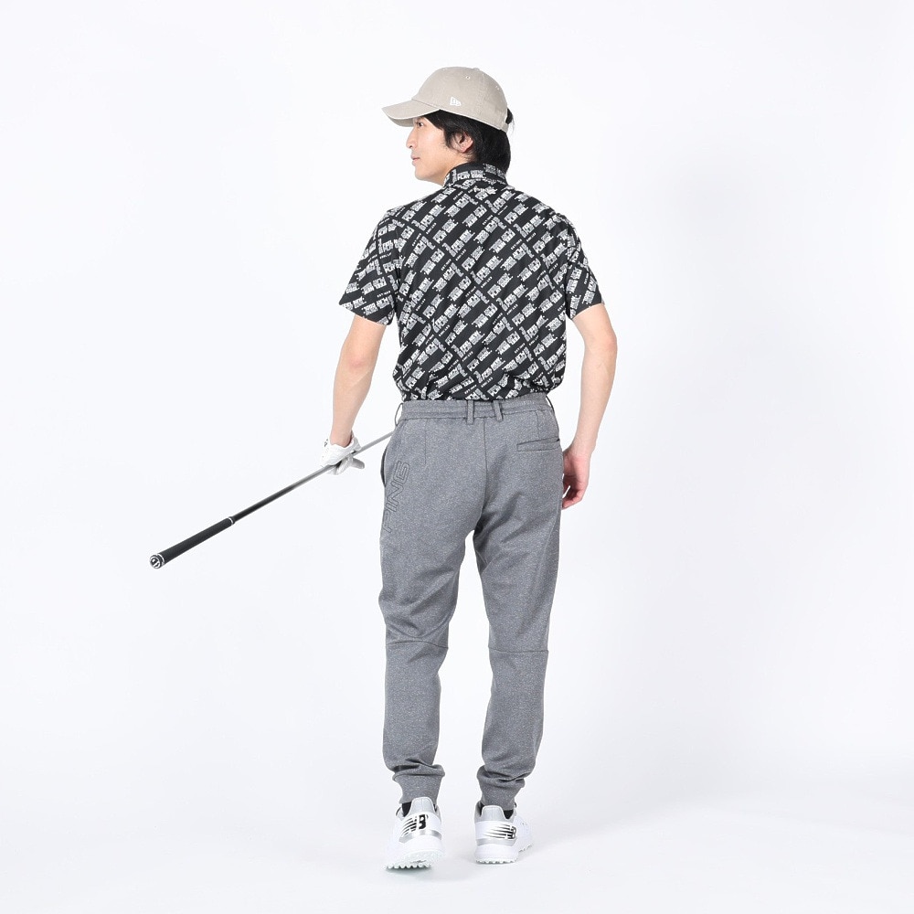 ピン（PING）（メンズ）ゴルフウェア バイアスロゴジャガード 半袖ポロシャツ 621-3160301-010