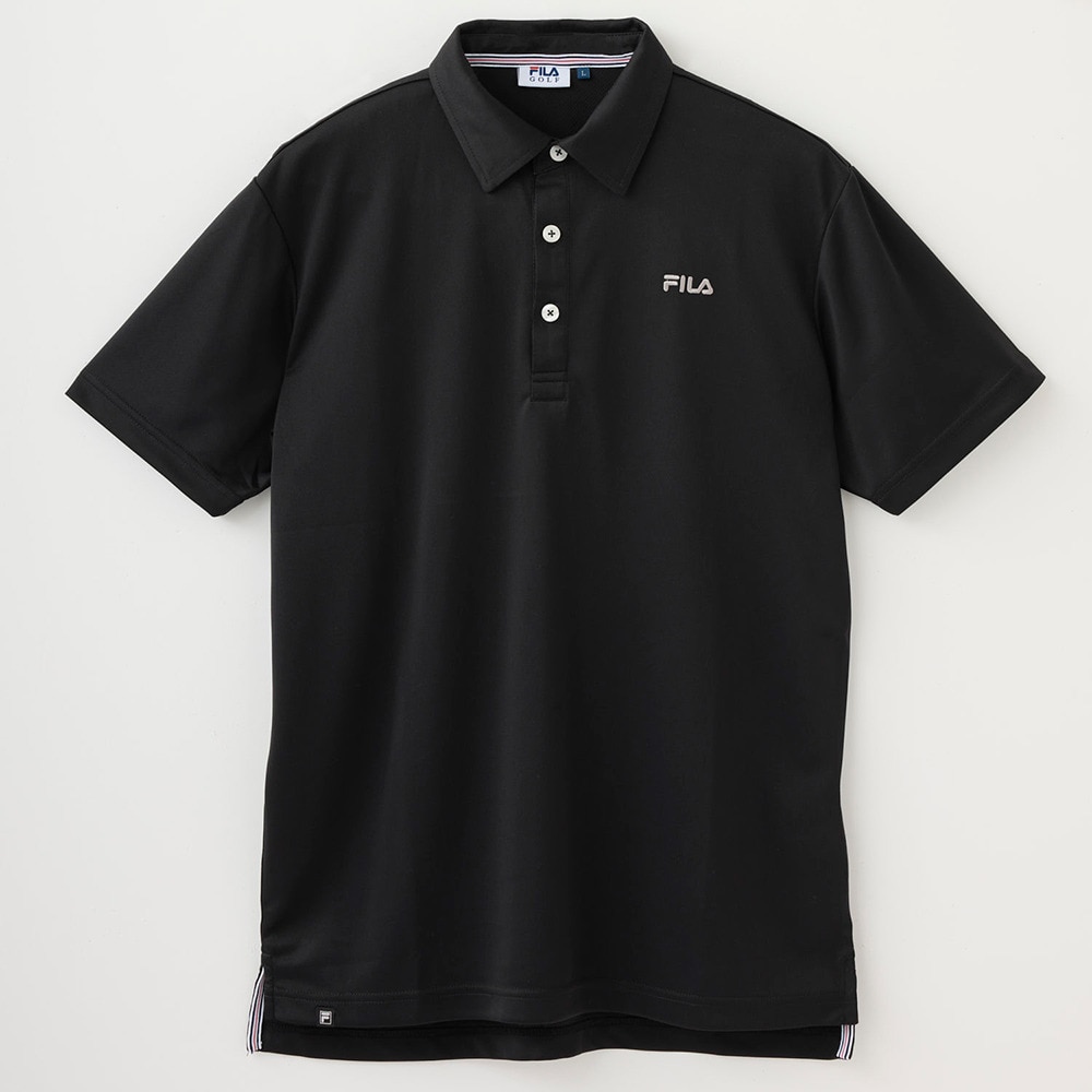 フィラ（FILA）（メンズ）ゴルフウェア 吸汗 速乾 半袖シャツ 742680Y-BK